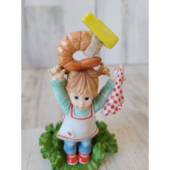 Enesco little kitchen Luscious shrimp Fairie 2012‎ figure - Picture 3 of 9